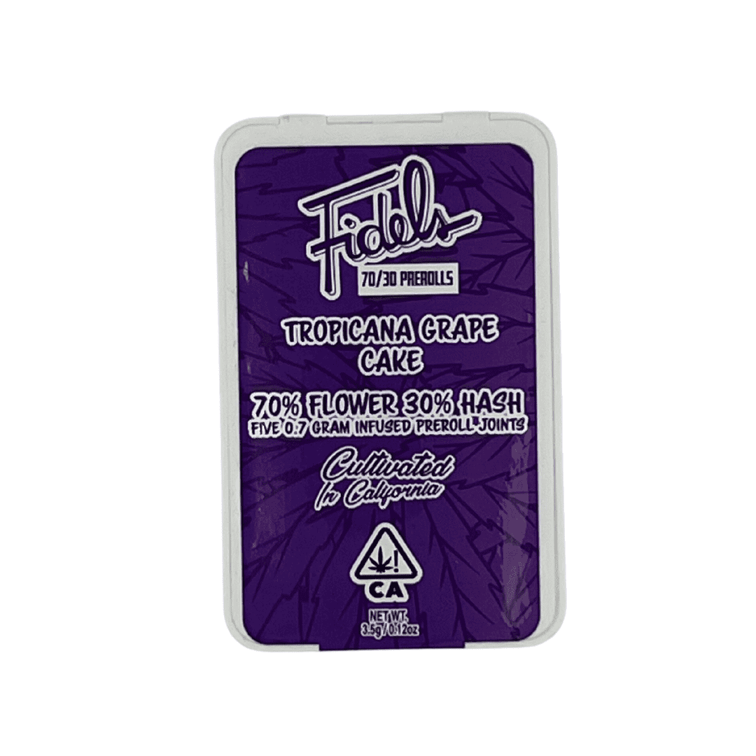 Fidels Tropicana Grape Cake Pre Rolls