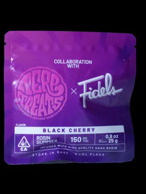 Terp Treats x Fidels Black Cherry Rosin Gummies