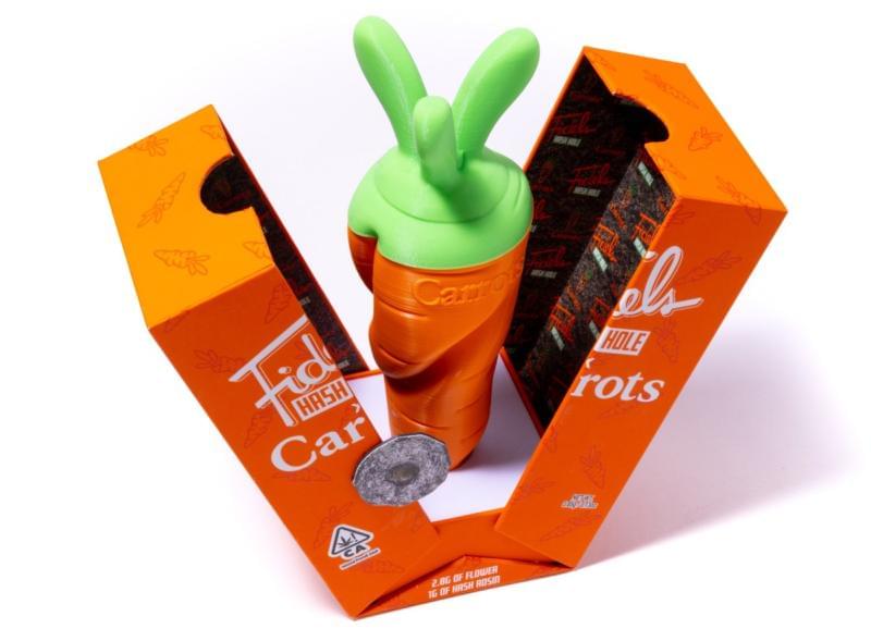 Buy Fidels x Carrot Hash Hole Pre Rolls
