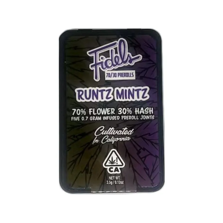 Fidels Runtz Mintz Pre Rolls